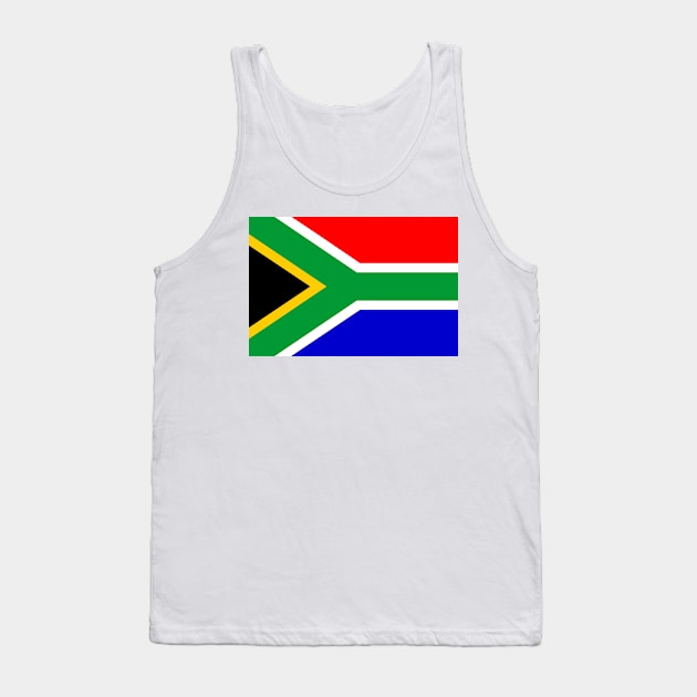 Flag of South Africa Tank Top by Bravuramedia